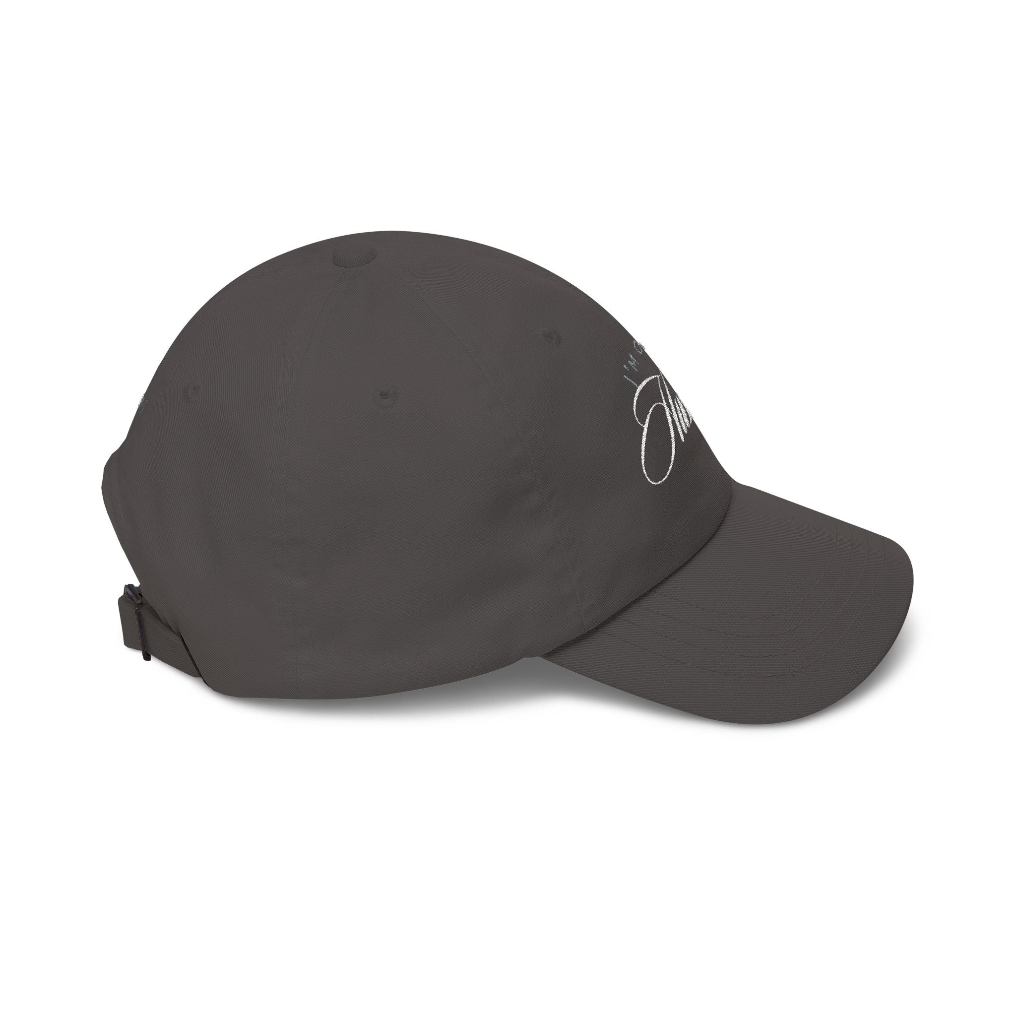 Dad Cap — 'I'm On my Hustle' Script Embroidered Baseball Hat