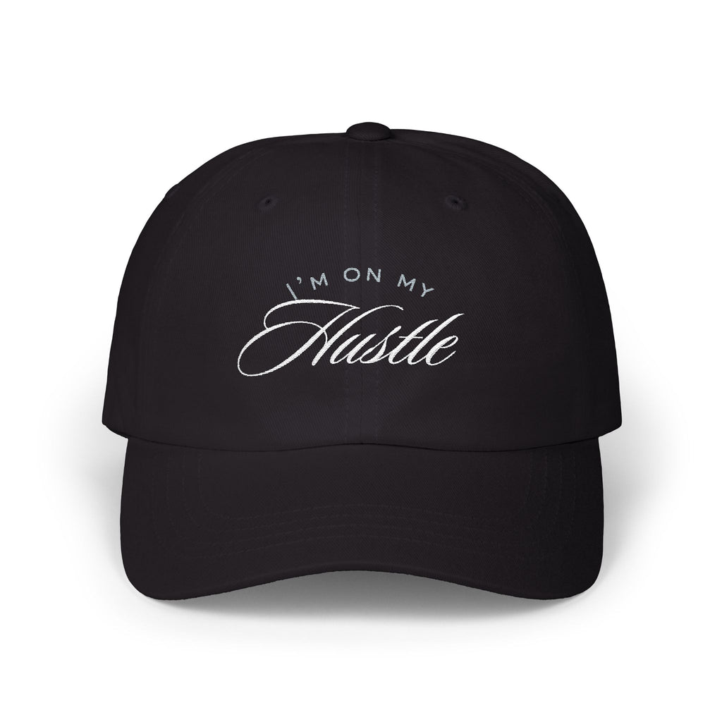 Dad Cap — 'I'm On my Hustle' Script Embroidered Baseball Hat