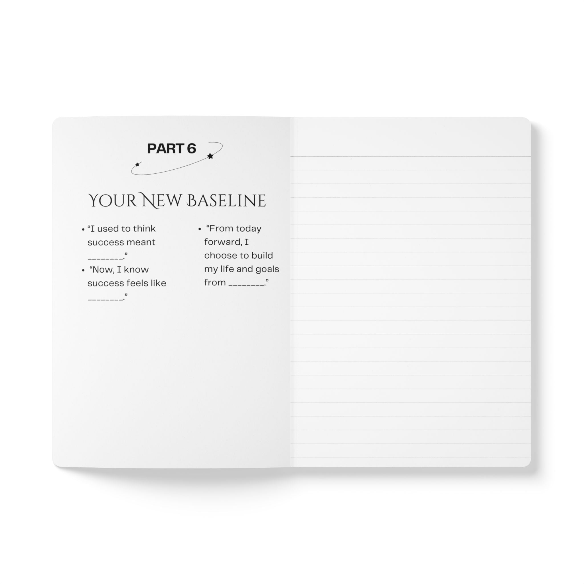 Ambitious Babe Reset Softcover Journal —Reflection Notebook