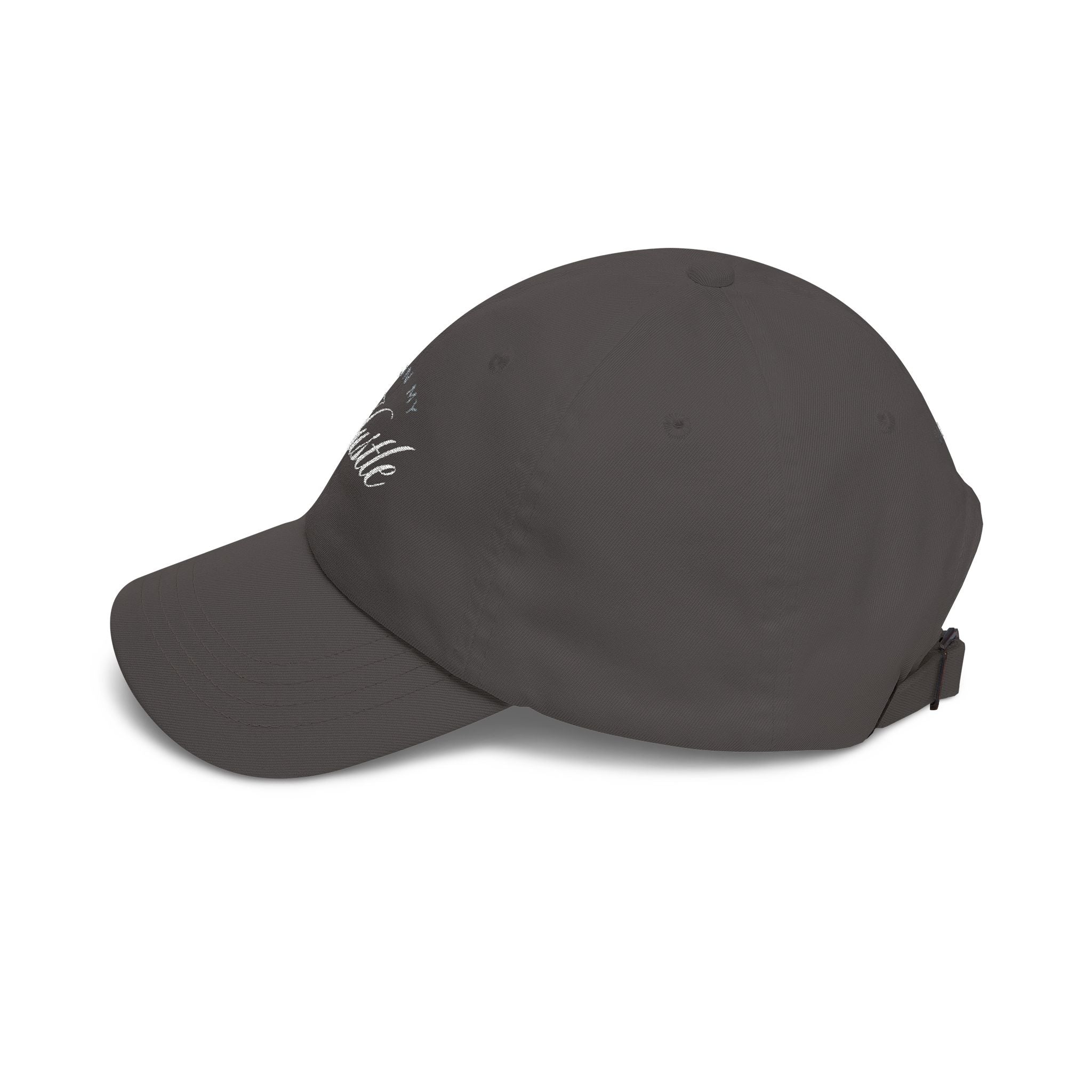 Dad Cap — 'I'm On my Hustle' Script Embroidered Baseball Hat