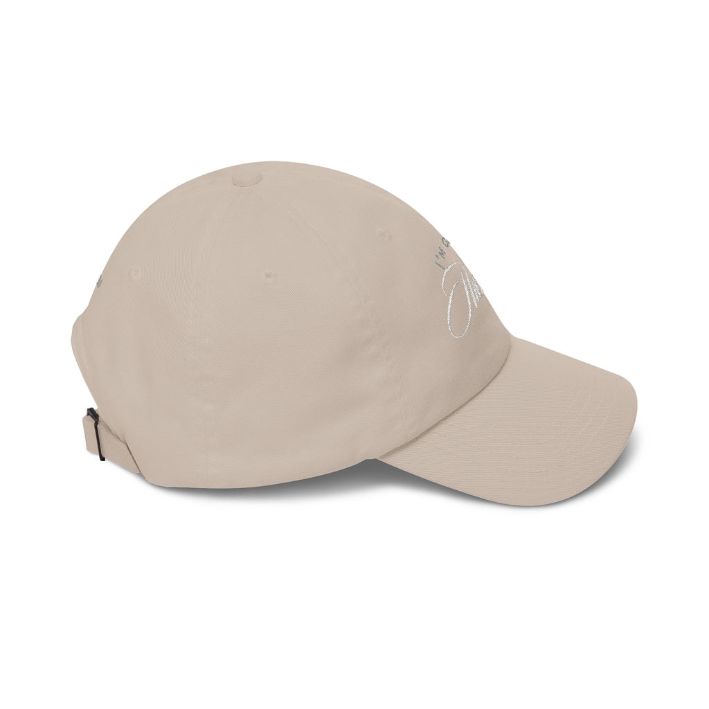 Dad Cap — 'I'm On my Hustle' Script Embroidered Baseball Hat